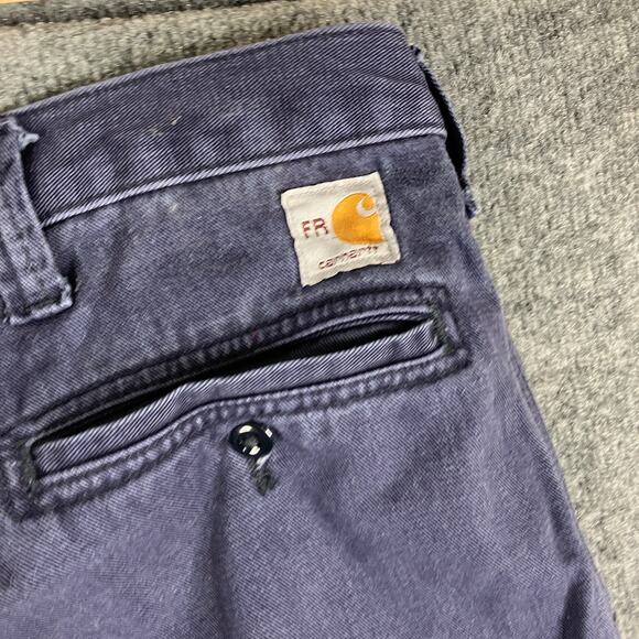 Bulwark FR Pants Mens Size 44X32 Navy Flame Resistant Work Utility - Picture 10 of 11
